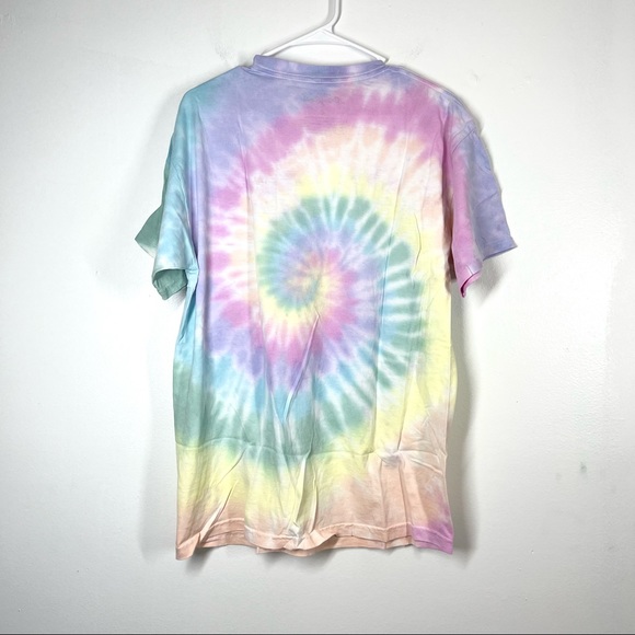 ROLLING STONES Vintage Retro Tie Dye Band Tee Short Sleeve Rock N Roll Large - Picture 4 of 4